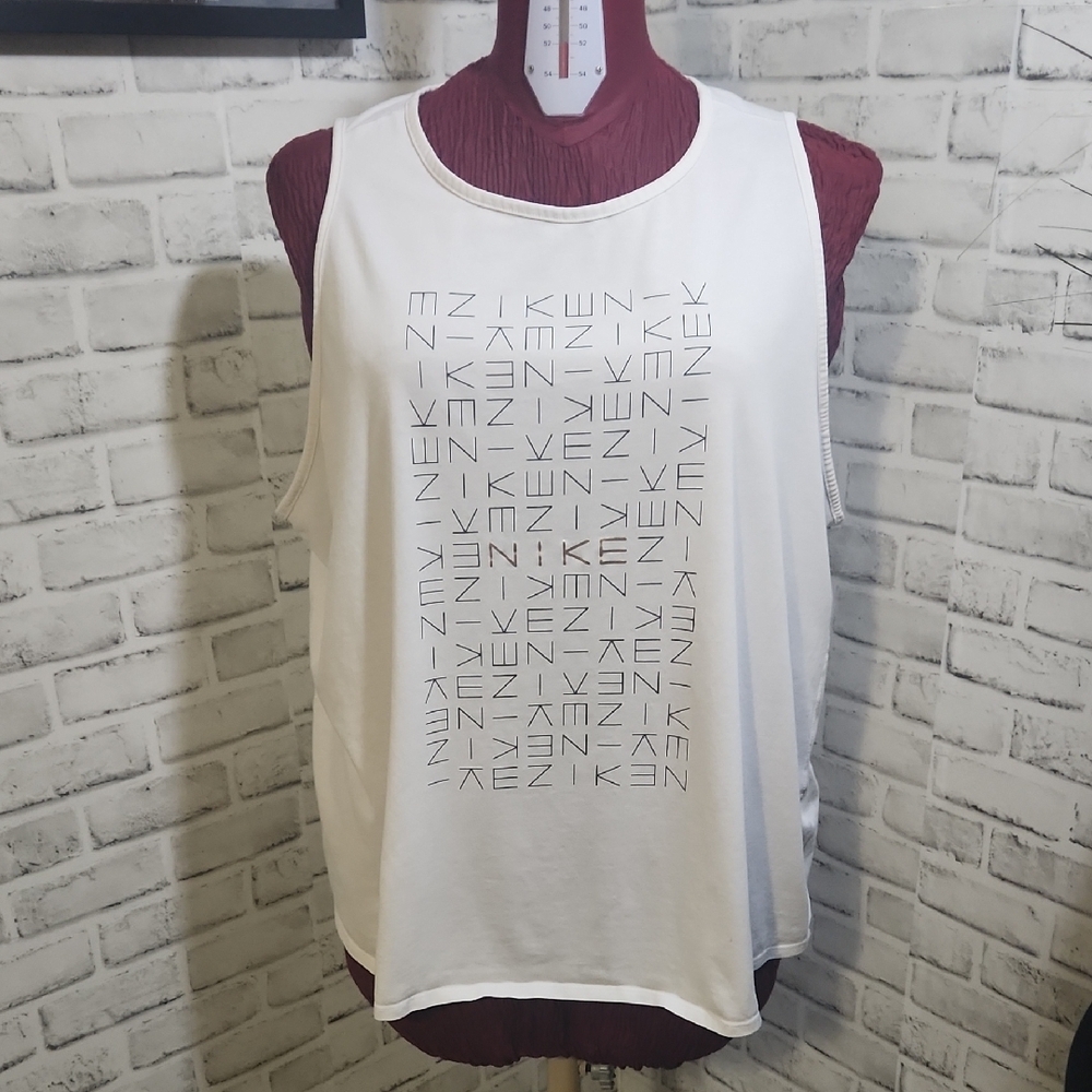 KENZO White Graphic Women's Tank Top